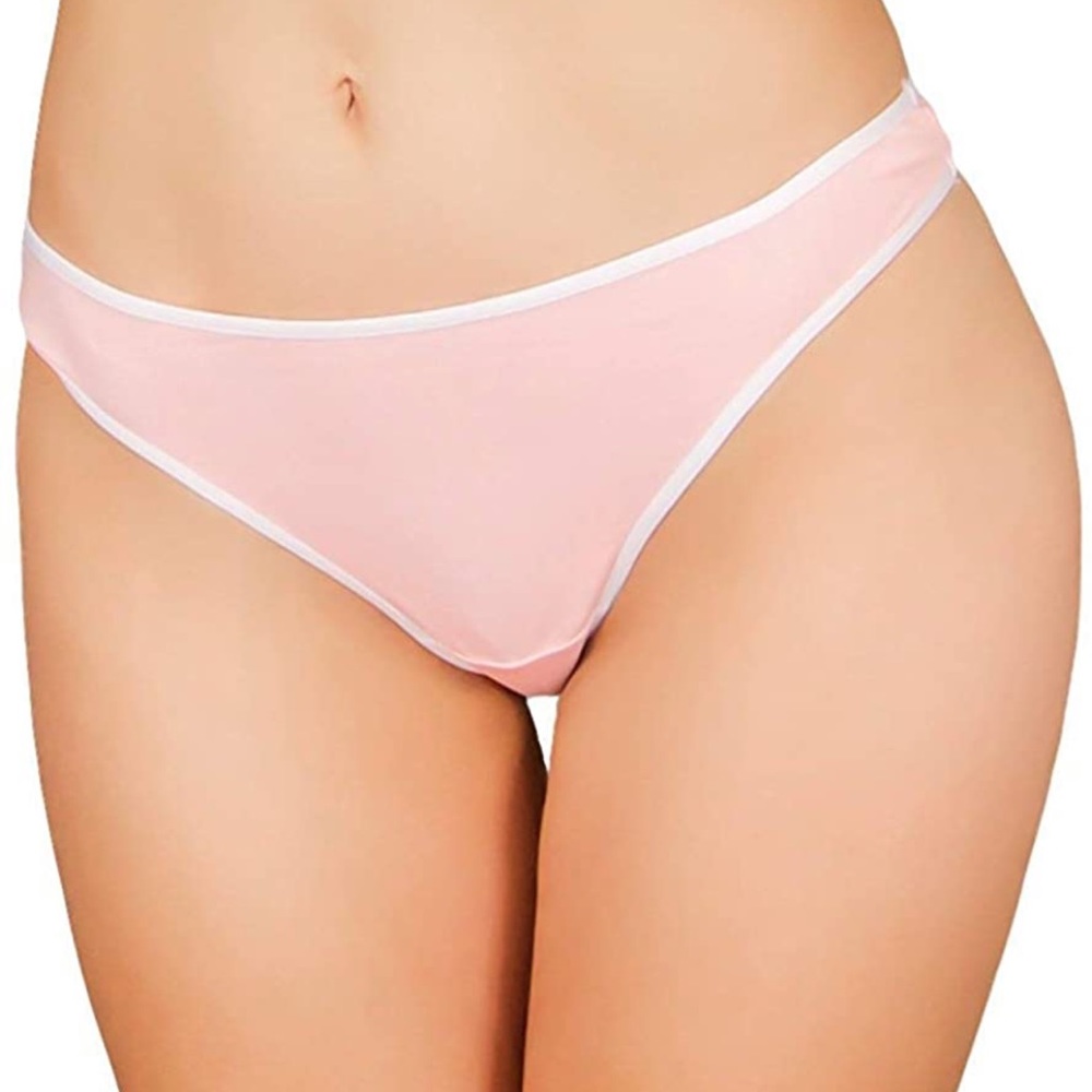 Emprella pack of six ladies thongs, size small